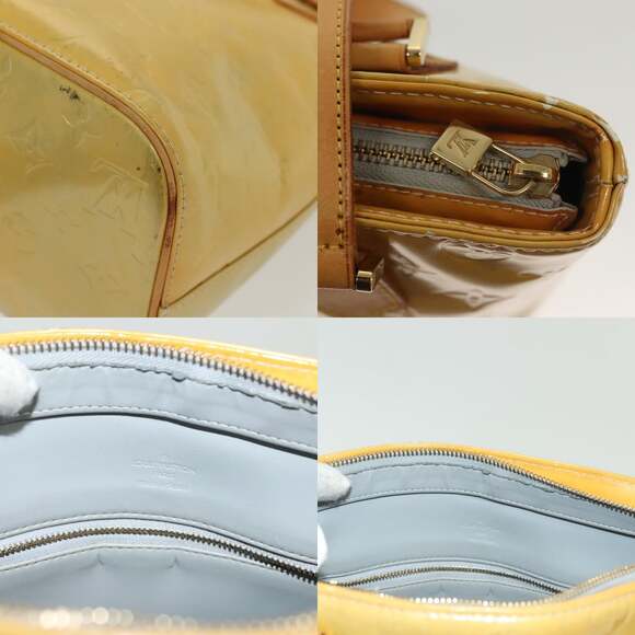 LOUIS VUITTON Monogram Vernis Houston Hand Bag Gris M91053 - Picture 11 of 13